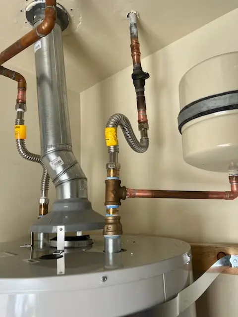 Water heater installation and plumbing repair in West Albany